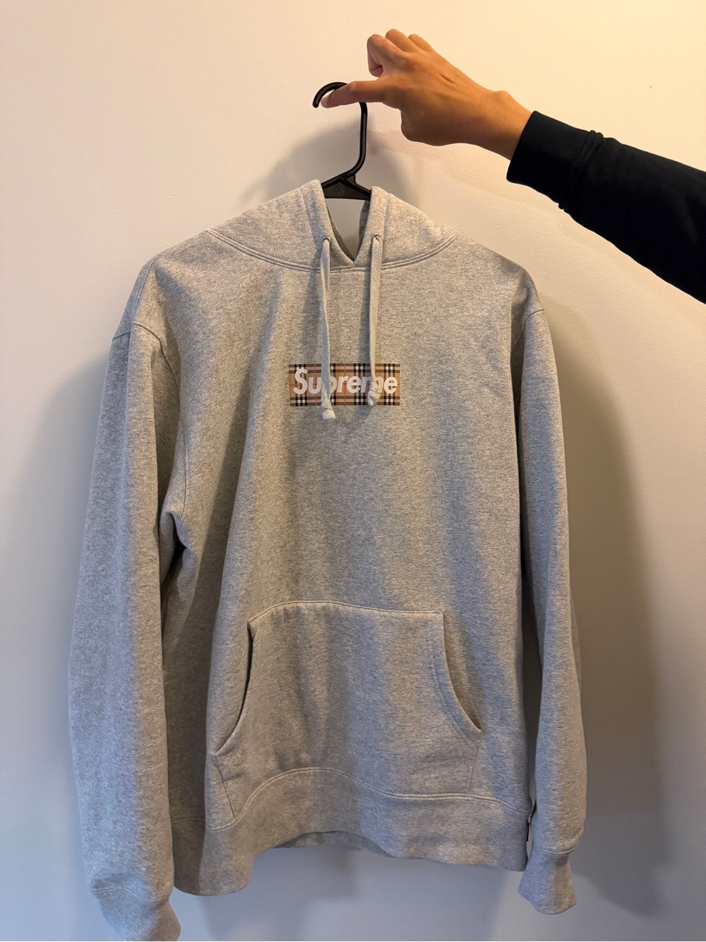 Supreme Burberry Box Logo Hoodie - Men